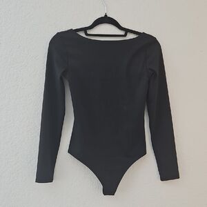 Nwot Black Long Sleeve Bodysuit